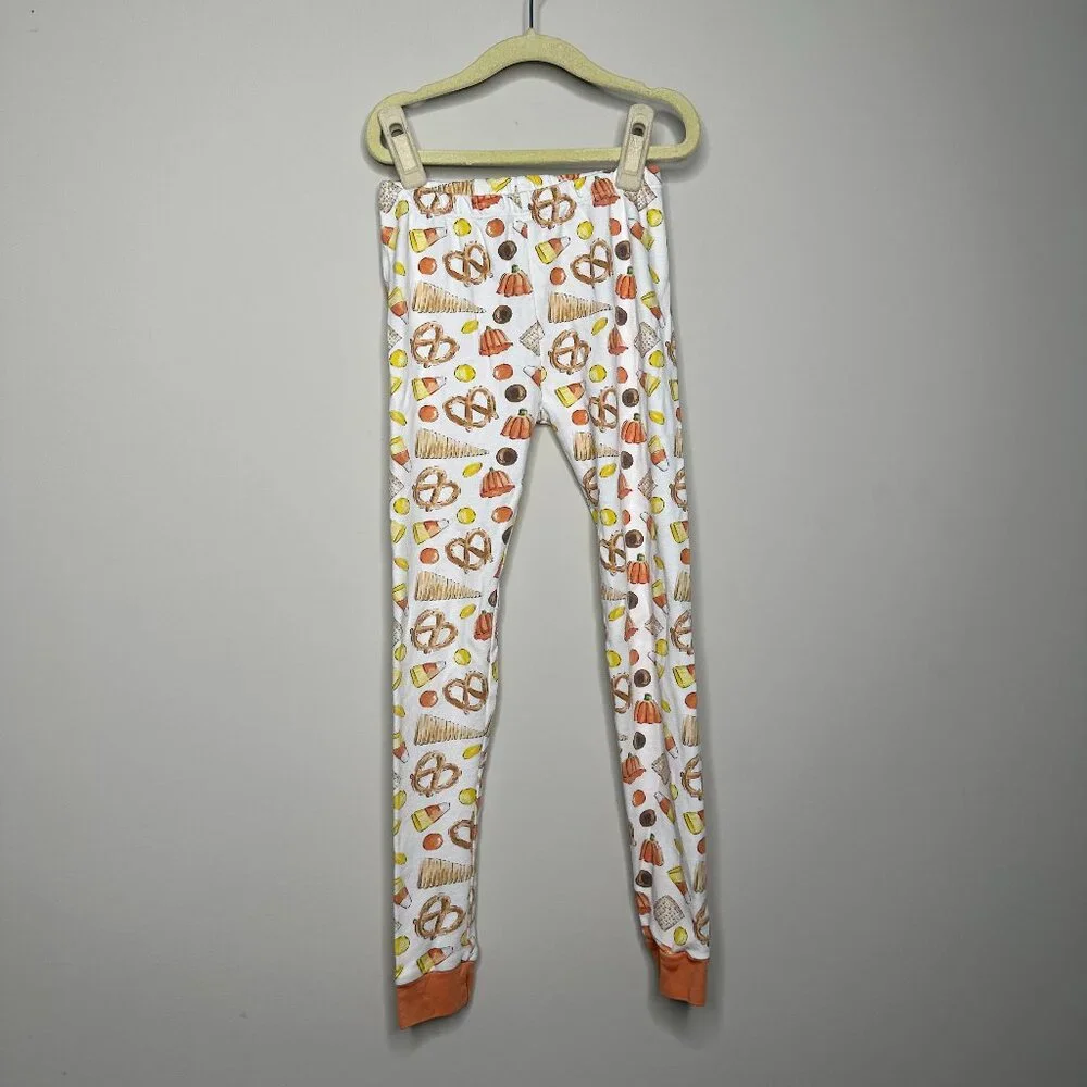 Smockingbird Fall Themed Pajama Bottoms Kids Size 8